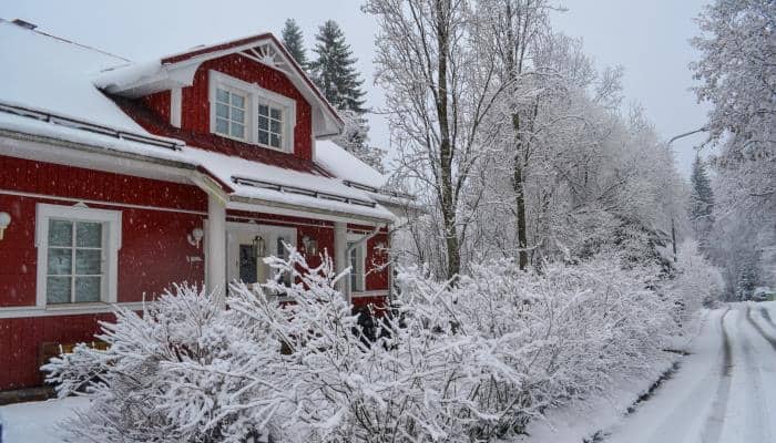 Red Exterior Painted House